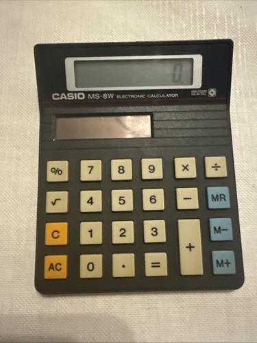 Vintage retro casio 8w - vintage, ms-8w