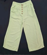 Ladies Topshop Wide Leg Linen