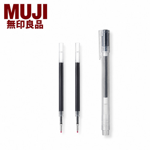 Muji black gel pen - black,