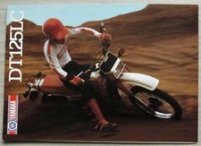 YAMAHA DT125LC MOTORCYCLE Sales Brochure c1985 #LIT-3MC-0107856-85E