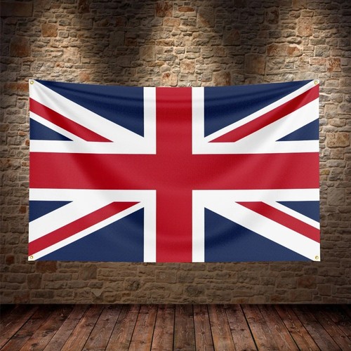 Sewn union jack flag 5x3ft - union,