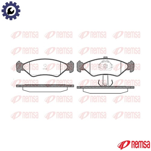Brake pad set disc - brake,