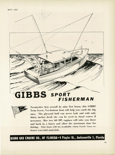 1945 gibbs sport - gibbs, fisherman