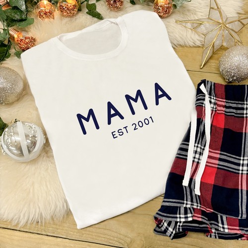 Personalised mum pyjamas - personalised,