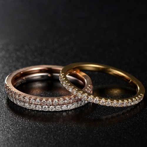Stackable eternity rose gold - stackable,