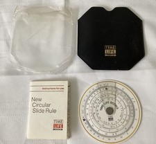 Time- Life Books No28N Concise Circular Slide Rule 1960s Made In Japan- Vintage