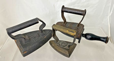 3 x  Antique Flat Irons  1