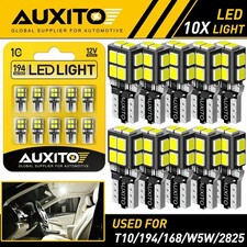 10Pc T10 Car Bulbs Led Error