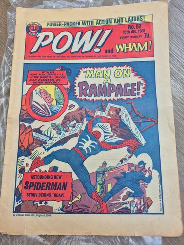 Pow comics spiderman 1968 - comics,