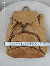 Tan Leather Mini Rucksack