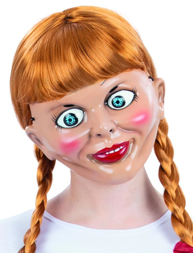 Annabelle porcelain doll mask - annabelle,