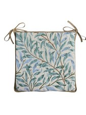 Willow Bough Seaspray Tapestry Square Tie-On Seat Pads Dining/Garden/Kitchen