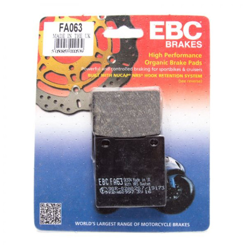 Fa063 ebc brake pads - fa063,