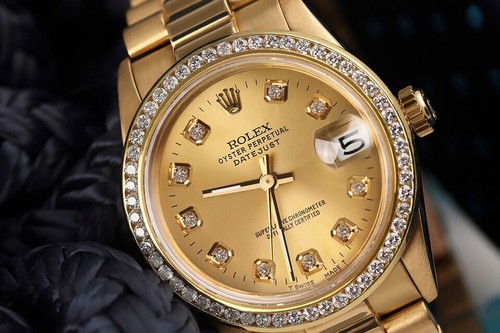 Rolex 18k yellow - rolex, gold