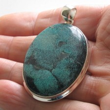 Real turquoise pendant - real,