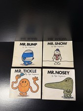 Set of 4 Vintage 1971 Mr. Men