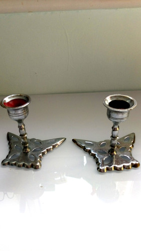 Pair chrome metal - chrome,