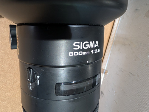 Sigma apo 800mm 6 - sigma, f/5.6