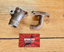 1985 PORSCHE 944 S1 2.5 CYLINDER HEAD COOLANT PIPES X 2  