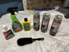 Job Lot Of Car Care & Cleaning Products (rainx, TurtleWax, Holtz, Etc)