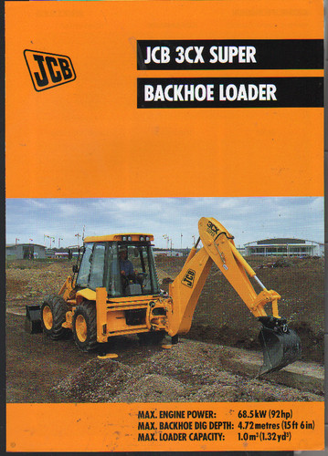 Jcb 3cx super backhoe - jcb, loader