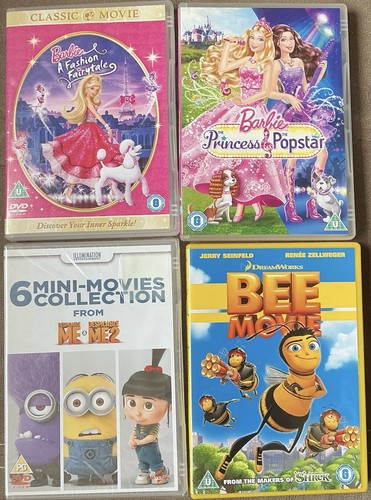 Dvd barbie x2 - x4, bee