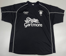 BARBARIANS Away Rugby Shirt Cotton Traders Black Short Sleeve Sz XL Extra Large