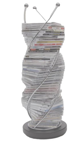 Vintage metal dna spiral - metal,