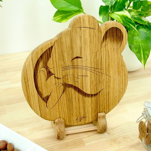 Mouse wooden chopping board - chopping,