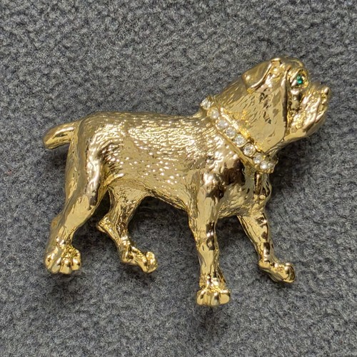 Gold tone english bulldog - english,