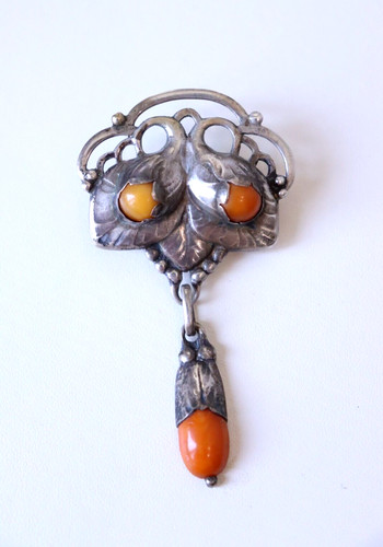 Art nouveau antique - antique, brooch
