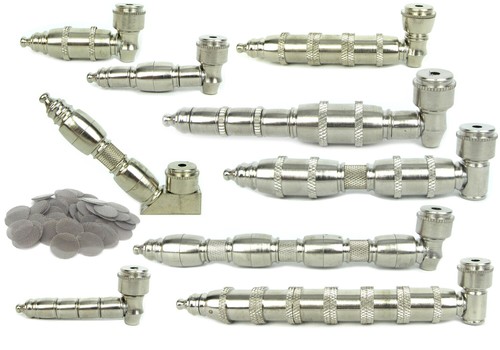 Metal smoking pipe - metal, dry
