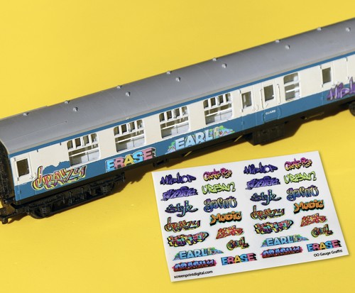 Model railway graffiti - railway,
