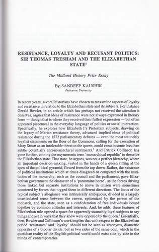 Resistance loyalty and - resistance,,