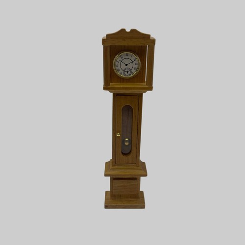 Dolls house pine grandfather - dolls,