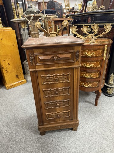 French marble top - french, bedside