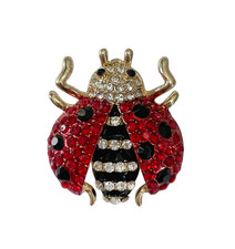 Ladybird Magnetic Clasp Brooch