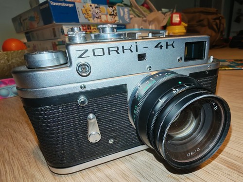 Zorki soviet rangefinder - zorki-4k,