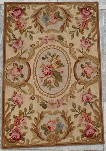 Vintage aubusson rug - vintage,