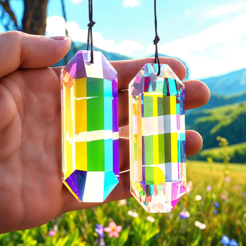 2pcs large suncatchers crystal - suncatchers,