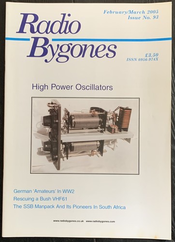 Vintage radio bygones issue - radio,