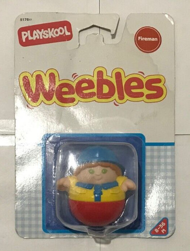 Weeble 1991 playskool - playskool, fireman