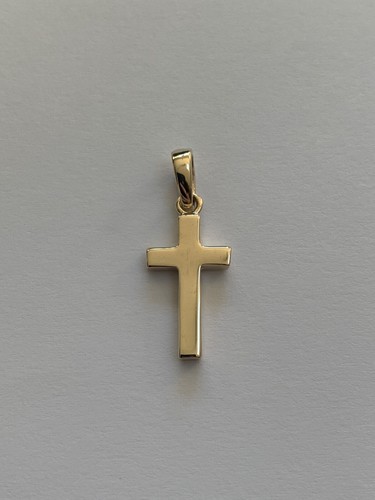 9ct yellow gold - 9ct, cross