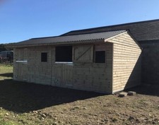 10ft 20ft wooden stable - 10ft,