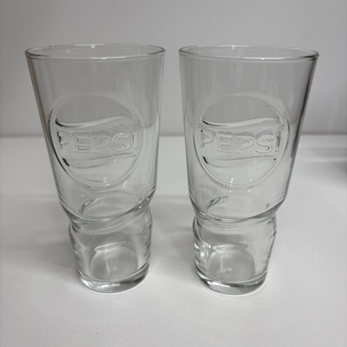Genuine pepsi pint glass - 2x,