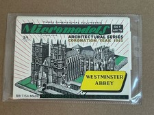 Micromodels Vintage Model Card Kit - Westminster Abbey, Set ARCXX, 1953 Sealed