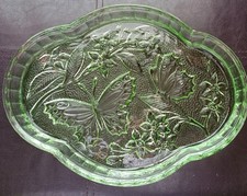 Art Deco Green Glass