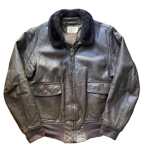 Vintage usn navy leather - us,