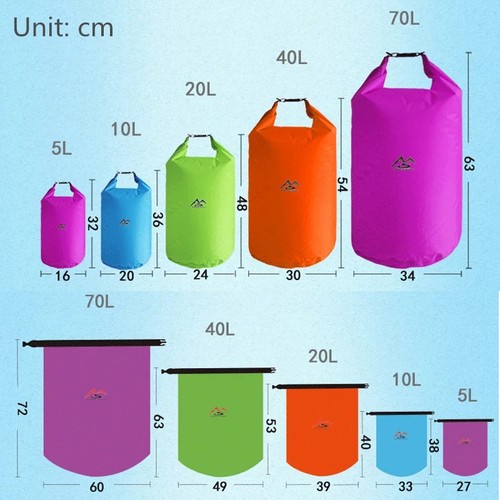 70l waterproof dry bag - 5-70l,