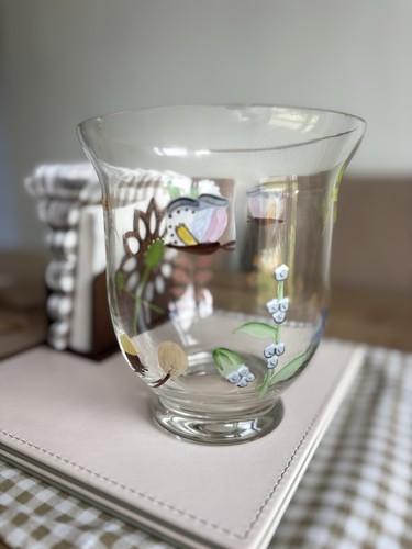Handpainted decorative jar - handpainted,